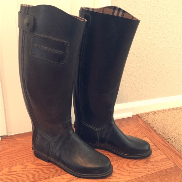 Burberry Rain Boots - Picture 1 of 6